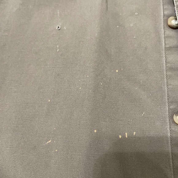 Carhartt Work Shirt Olive Green Button Down Shirt/Shacket 100% Cotton XXL Men’s - Picture 5 of 14